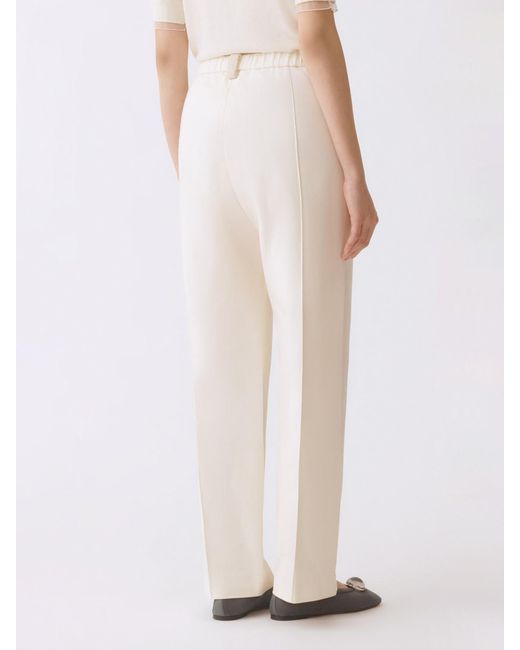 Fabiana Filippi Natural Wide Leg Trousers