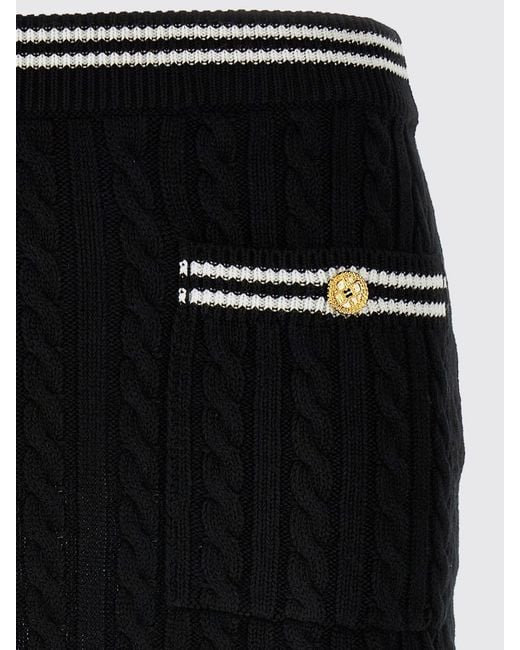 Alessandra Rich Black Skirt