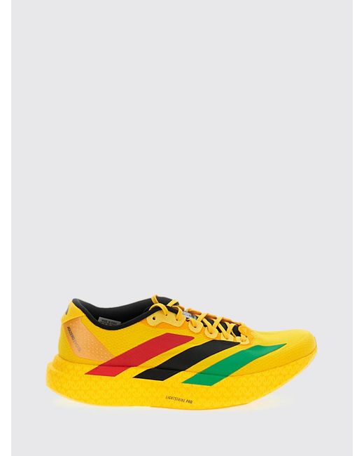 Adidas Originals Yellow Jamaica 26 X Bob Marley Adizero Evo Sl Mesh Sneakers for men