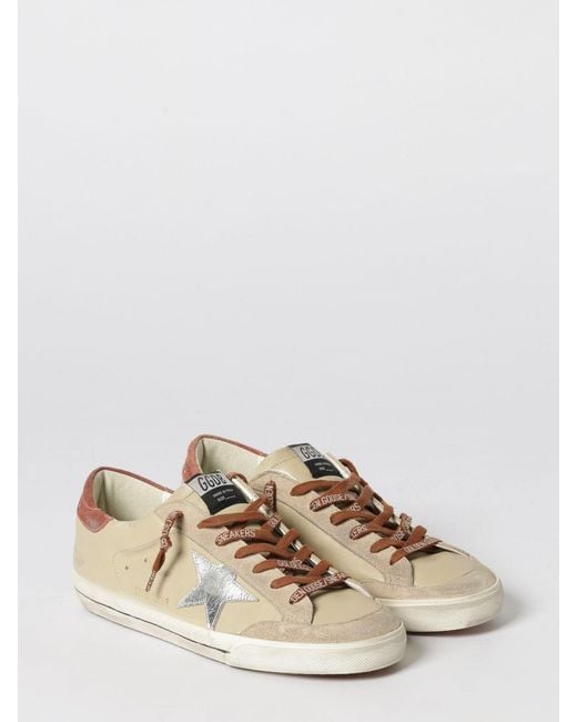 Golden Goose Deluxe Brand Natural Super-Star Sneakers for men