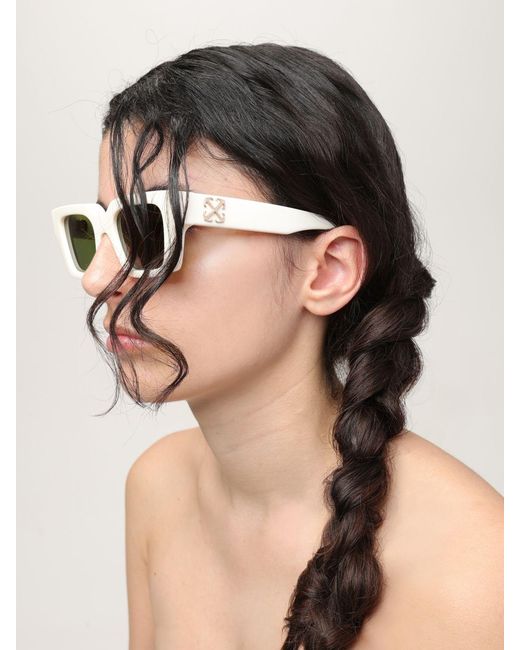 Off-White c/o Virgil Abloh Natural Acetate Sunglasses