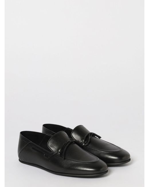 Bally White Leather Loafers for men