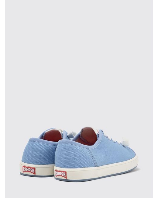 Camper Blue Recycled Cotton Peu Rambla Ii Sneakers