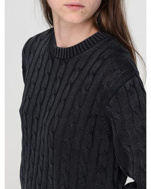 Carhartt Black Cotton Crewneck Sweater