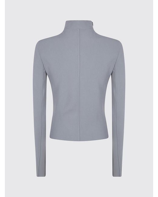 Rick Owens Gray Gary Viscose Blend Jacket
