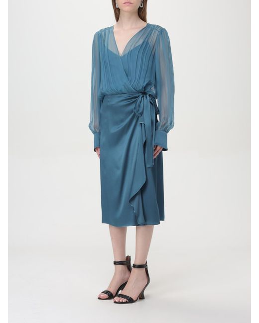 Alberta Ferretti Blue Dress