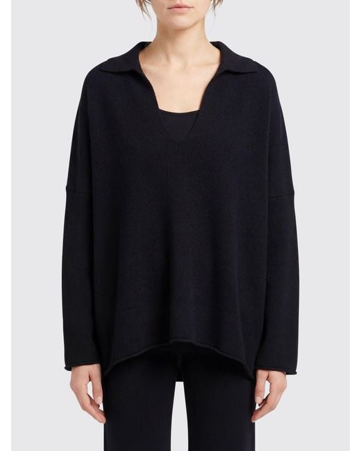 Alanui Black Cashmere Knit Polo Shirt