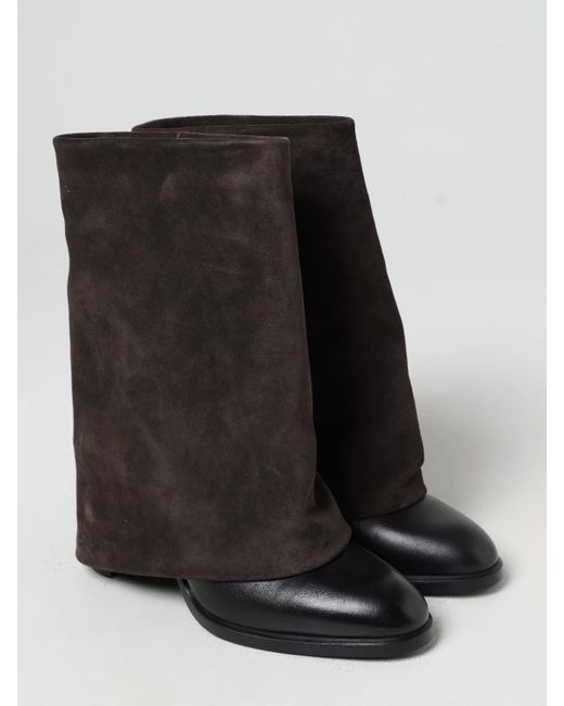 See By Chloé Black Flat Ankle Boots