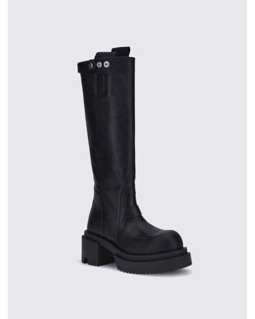 Rick Owens Black Boots