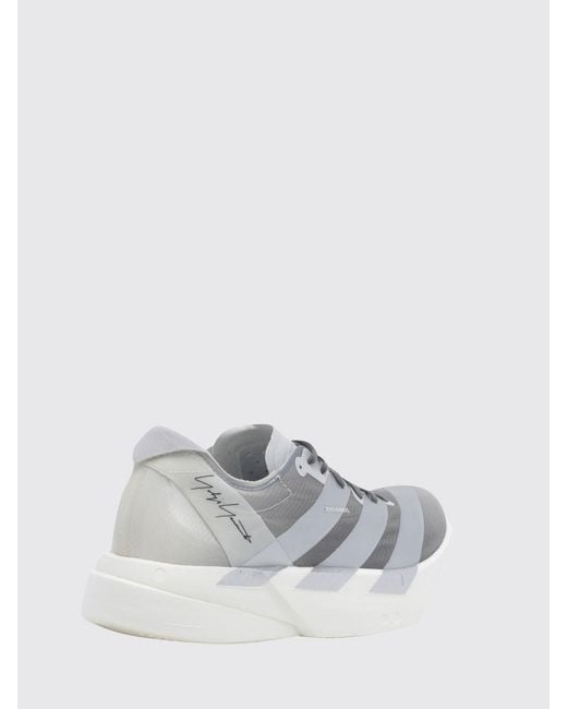 Y-3 White Adios Pro 4 Technical Fabric Sneakers With Extralight Rubber Sole for men