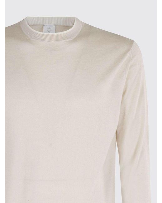 Eleventy White Jumper for men