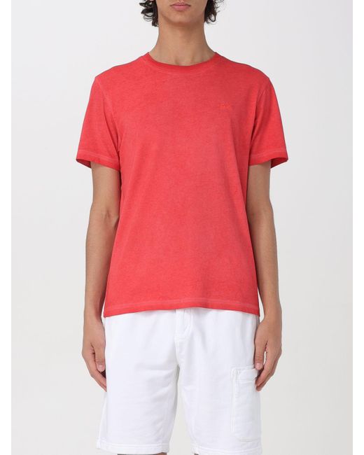 Sun 68 Red T-shirt for men