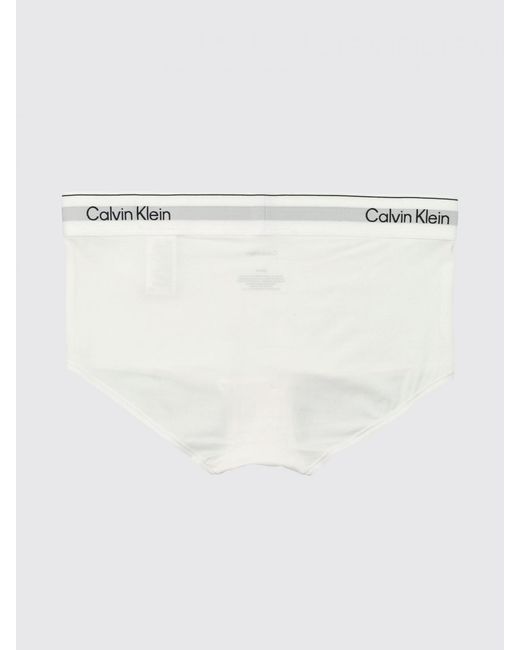 Calvin Klein Natural Cotton Blend Logo Culottes