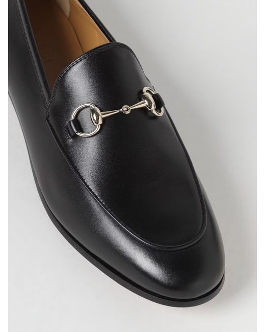 Gucci White Jordaan Leather Loafer