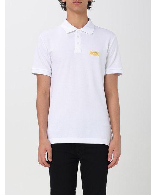 Versace Jeans Couture White Polo Shirt for men