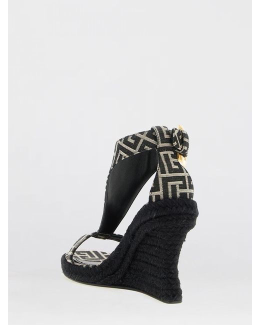 Balmain Black Espadrilles 'Anthem'
