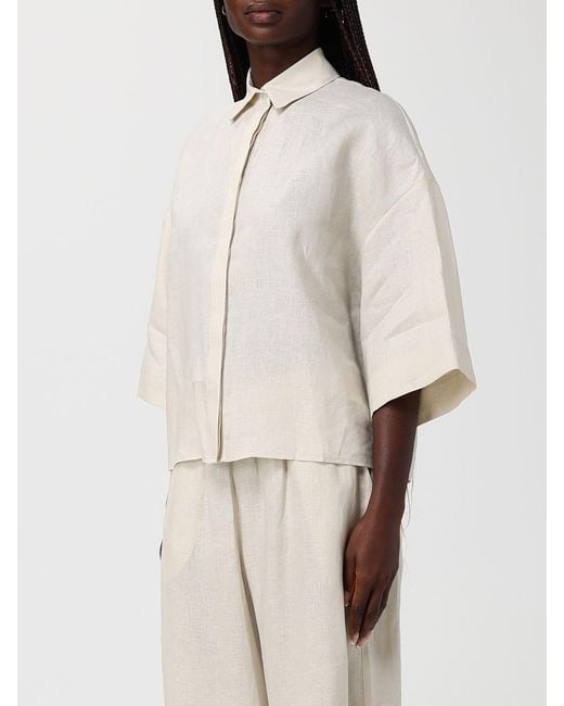 Max Mara Natural Linen Shirt
