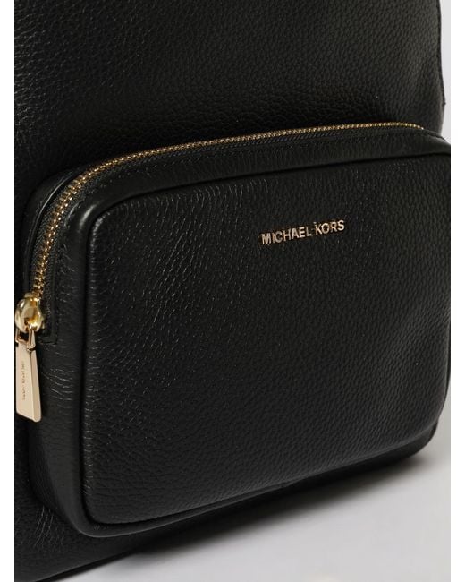 Michael Kors Black Tanner Grained Calfskin Backpack