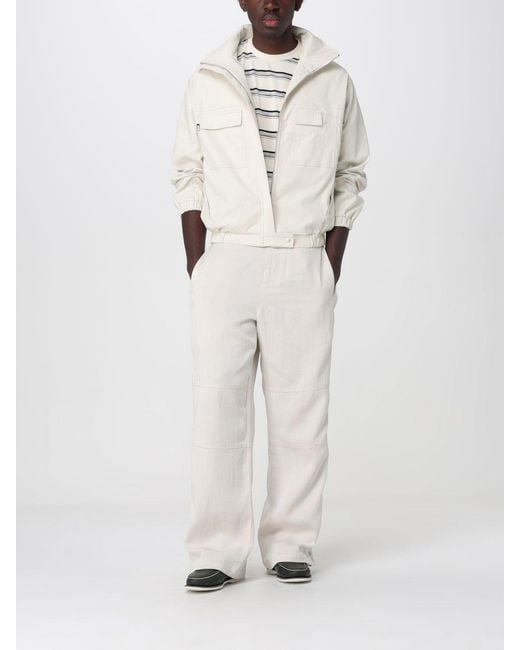 Carrera White Wide-Leg Trousers for men
