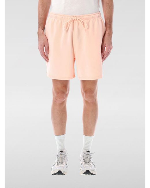 nike french terry shorts pink