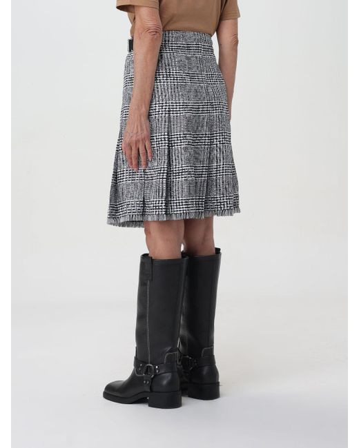 Burberry Gray Skirt