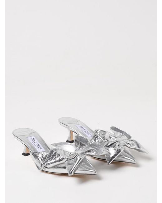 Jimmy Choo Metallic Sandalen Mit Absatz Damen
