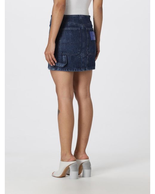 Off-White c/o Virgil Abloh Blue Denim Skirt