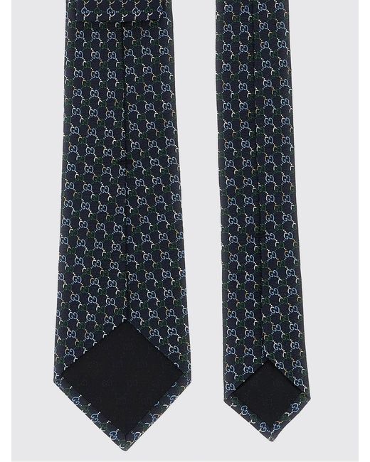 Gucci White Gg Silk Tie for men