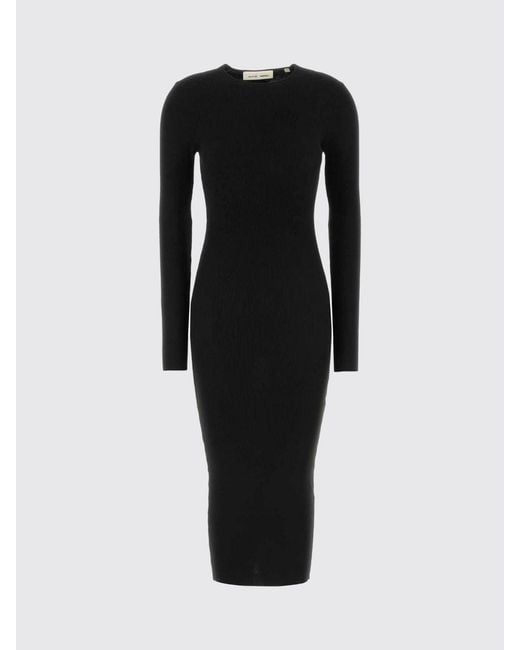 Fear Of God Blue Pleated Polyester Dress