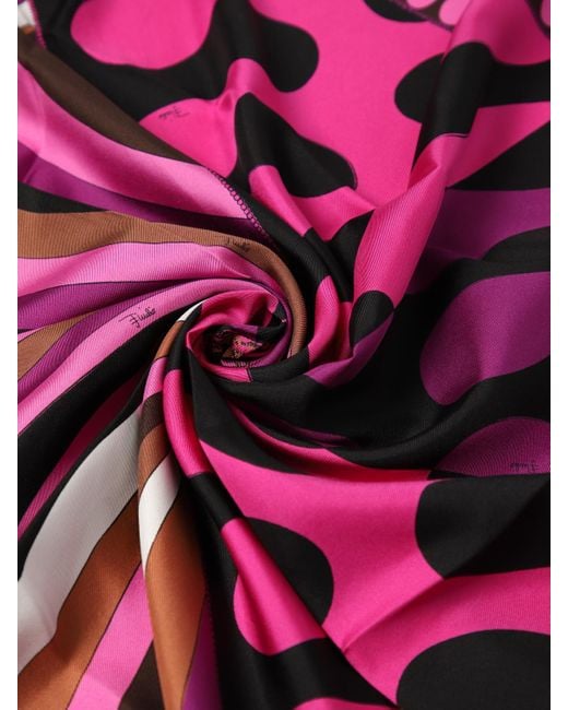 Emilio Pucci Pink Neck Scarf