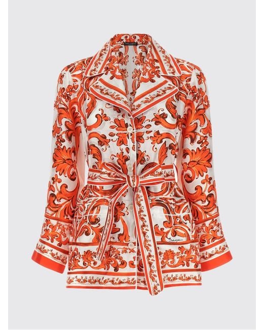 Dolce & Gabbana Red Dolce &Amp Gabbana Shirt
