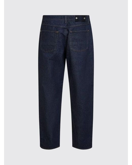 Stone Island Blue Straight Cotton Denim Jeans for men