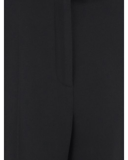 Valentino Blue Tailored Crêpe Trousers