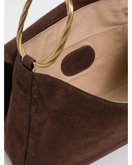 Twinset Brown Liliane Suede Bag