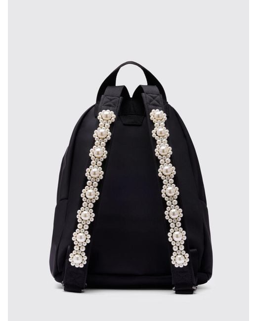 Simone Rocha Black Utility Bow Backpack