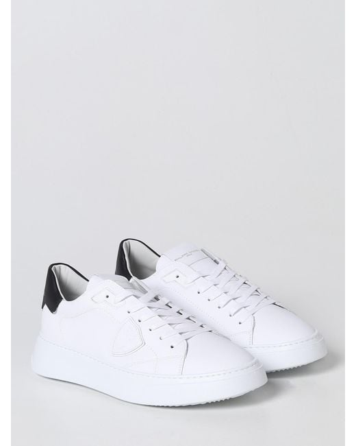 Philippe Model White Sneakers. for men