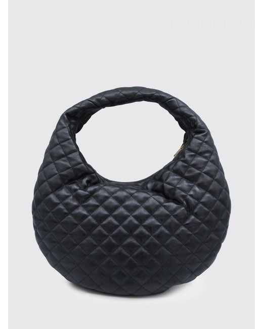 Saint Laurent Blue Icare Matelassé Nappa Hobo Bag