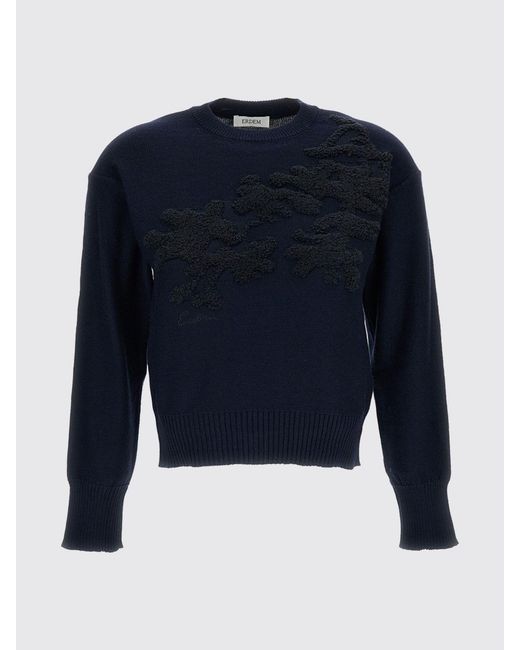 Erdem Blue Crewneck Jumper