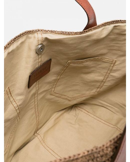 IBELIV Brown Tokyo Ii Raffia Bag
