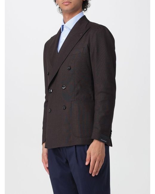 Tagliatore Blue Double Breasted Blazer for men