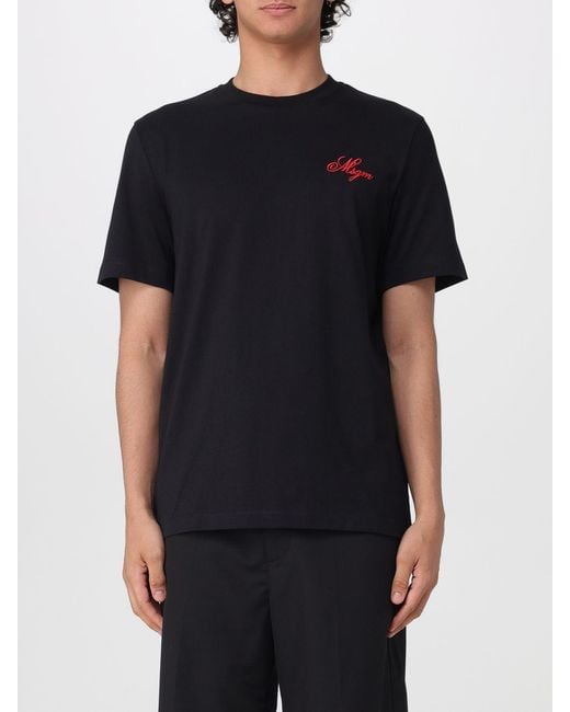 MSGM Black T-Shirt for men