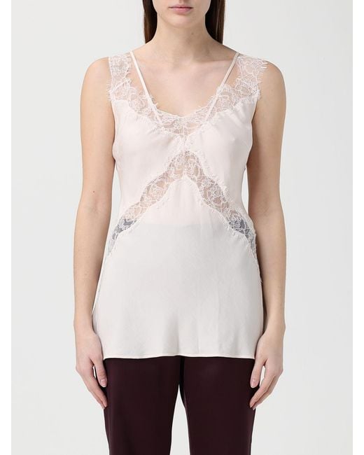 Pinko White Lace Top