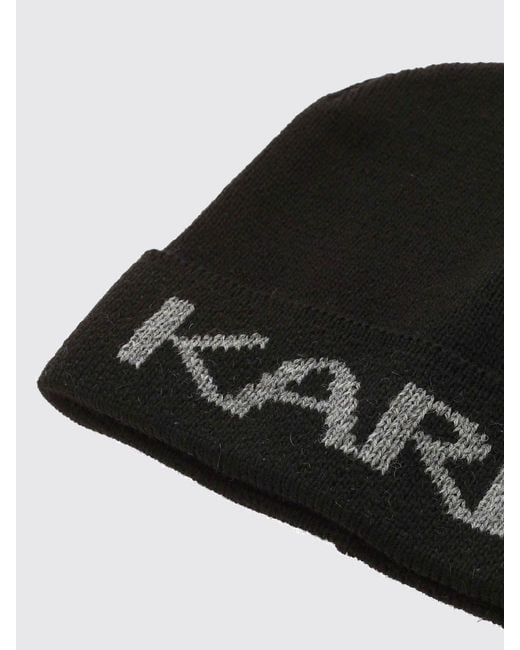 Karl Lagerfeld Black Hat for men
