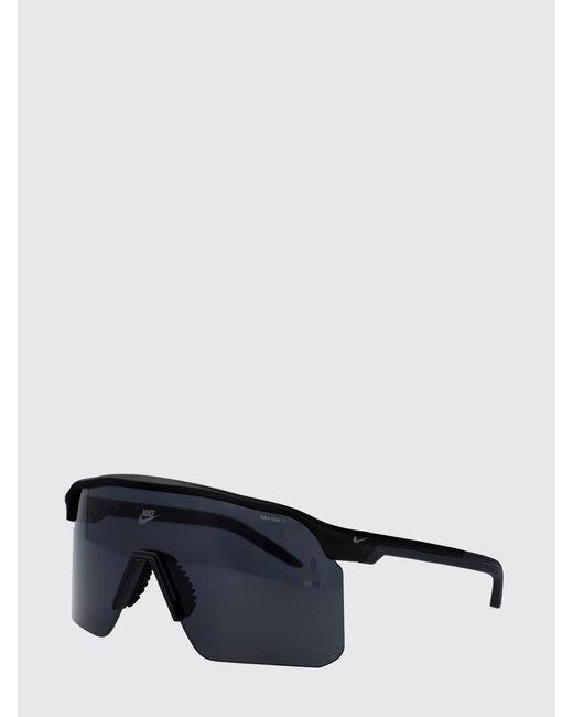 Nike Black Expedition Shield Sunglasses With Swoosh Logo for men