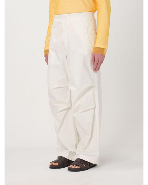 Pantalón Jil Sander de hombre de color White