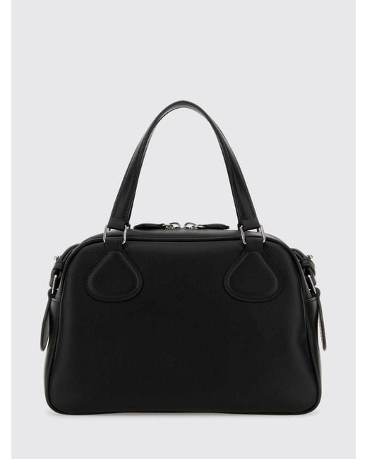 Courreges Black CourrÈ Ges Reedition Leather Bag