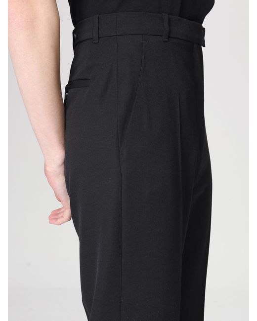 McQueen Black Classic Cotton Trousers