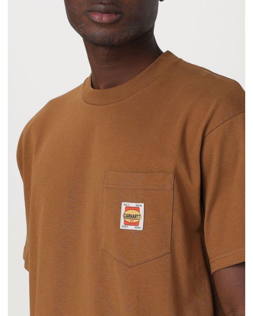 Camiseta Carhartt de hombre de color Brown