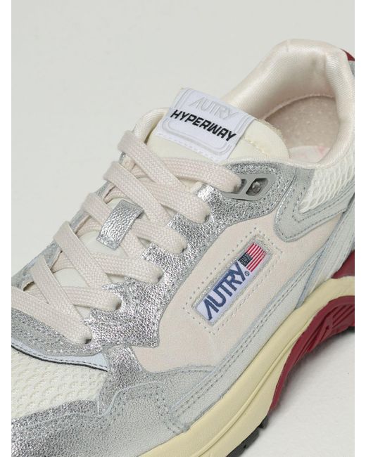 Sneakers Hyperway di Autry in Metallic