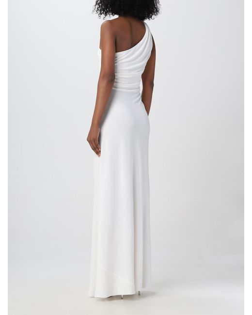 Alberta Ferretti White Kleid Damen